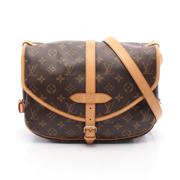 Louis Vuitton Saumur 30 Shoulder Bag, Coated Canvas and Leather, Monogram, Women - Picture 1 of 9